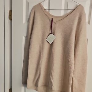 Garnet Hill Women's Asymmetrical Cashmere Tunic